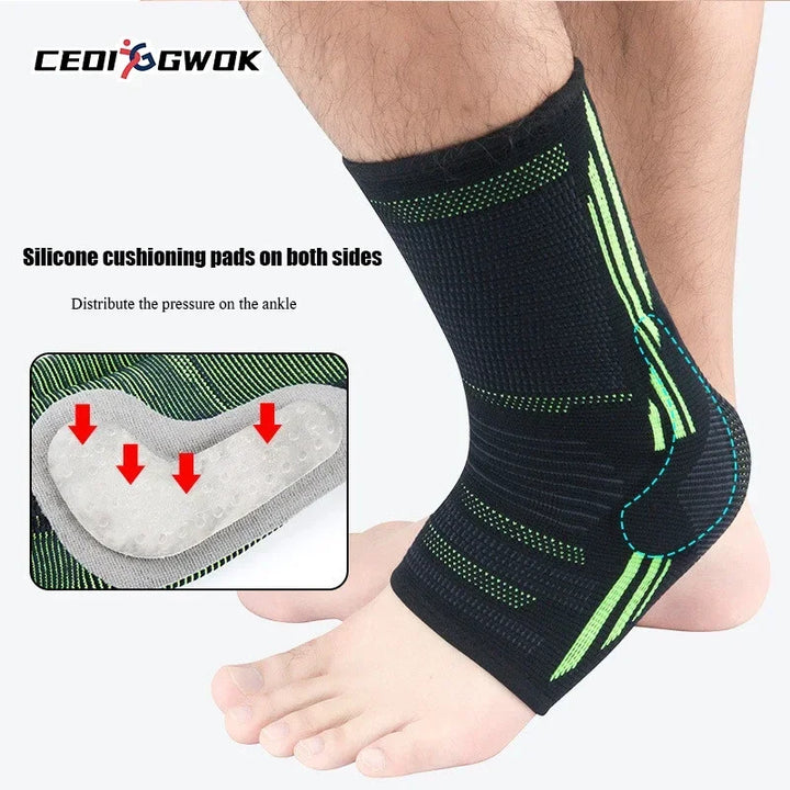 CEOI GWOK Ankle Support Brace Multifunctional Brace Compression Wraps Fitness Weightlifting Running Ankle Sport Fitness Guard