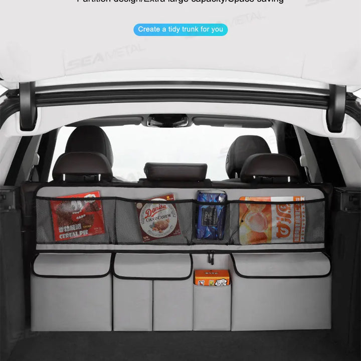 AUTOMECHANIST Car Trunk Storage Bag Universal Auto Trunk Organizer Car Seat Back Hanging Bag Foldable Car Storage Bags Accessory