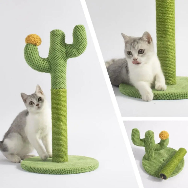 Cat Climbing Tower Sisal Cactus Scratching Post Pet Supplies Wholesale Price Professional