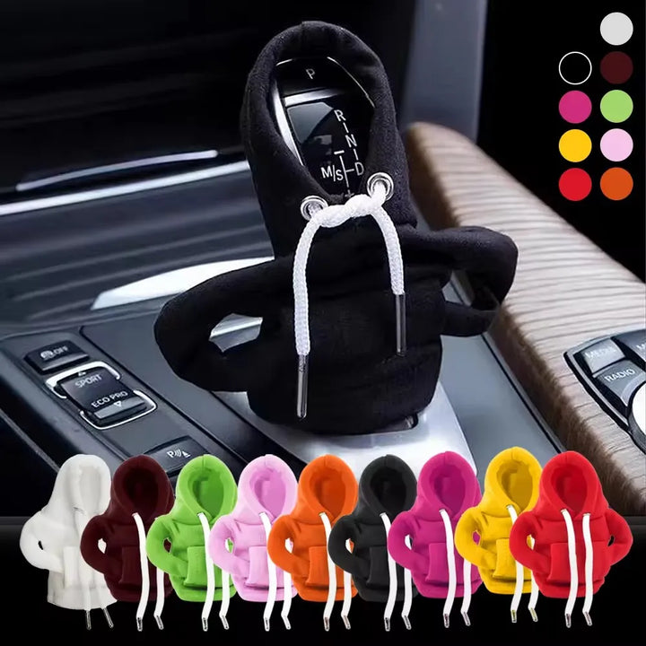 Gear Shift Hoodie Cover Shift Cover Gear Handle Decoration Fits Manual Automatic Universal Car Shift Lever Interior Decor