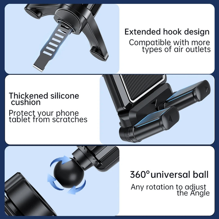 Car Air Vent Mobile Phone Holder, Can Be Adapted to Mobile Phones, Tablets, Folding Screen Mobile Phones, Powerful