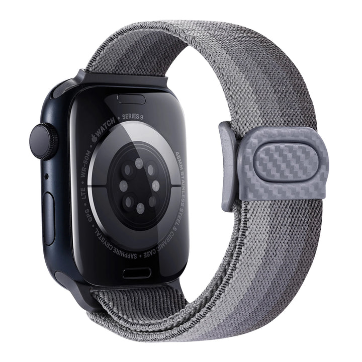 Nylon Strap For Apple watch band 45mm 40mm 44mm 41mm 49mm 38mm Elastic carbon bracelet iWatch series 9 8 7 6 3 se Ultra 2 bands