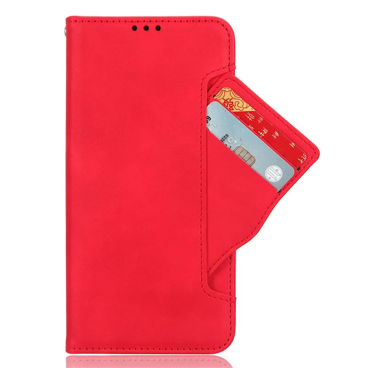 For Motorola Moto G75 5G Luxury leather wallet case Multi card slot for Moto G 75 G75 Magnetic phone case