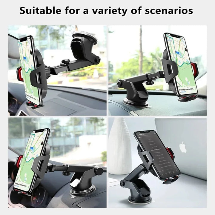 Sucker Car Phone Holder Mount Stand GPS Telefon Mobile Cell Support For iPhone 13 12 11 Pro Max X 7 8 Xiaomi Huawei Samsung