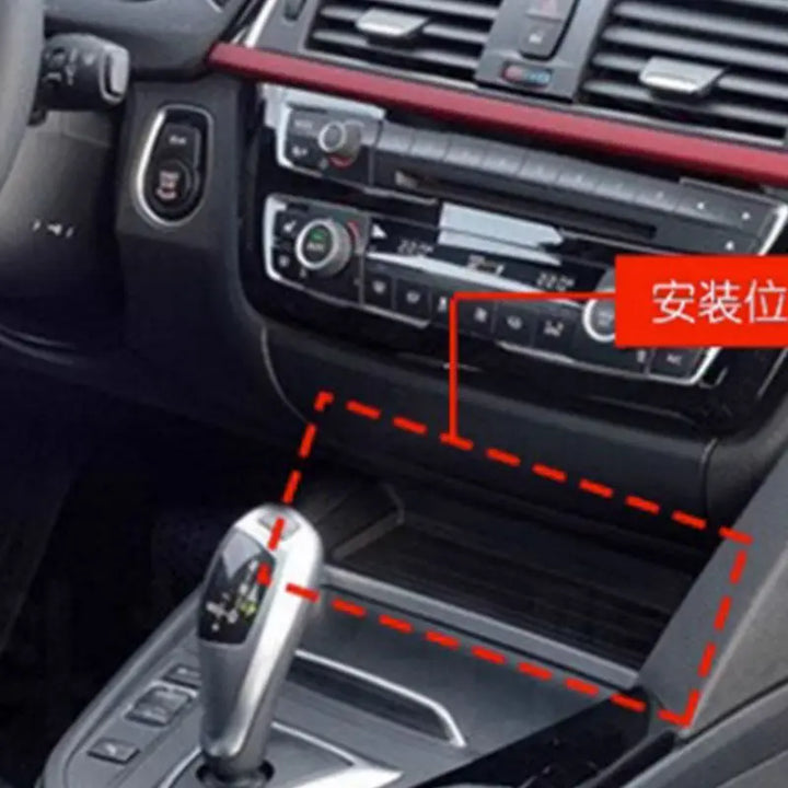 Center console QI phone holder charge wireless charger For BMW F30 F31 F32 F33 F36 F34 3 series interior trim tuning accessories