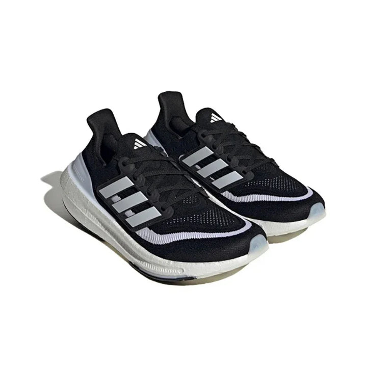 Adidas ULT Men Women Running Shoes Comfortable Fabric Anti-slip Wear Lightweight Low-top Casual Running Shoes Black and White