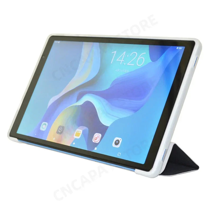 For Teclast P30 T P30T 10.1" Tablet PC Slim Tri-Folding Stand Flip Book Cover Case with Soft TPU Back Shell