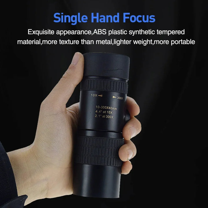 10-300X30 Hd Mobile Phone Camera Lens Telescope Zoom with Tripod for Iphone Samsung Xiaomi Huawei Phone Monocular