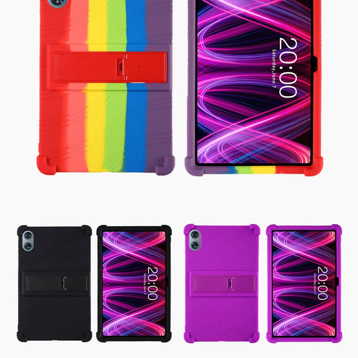 for Teclast T60 Plus 12"Tablet Case Shockproof Cover Android 14 Soft Silicon Stand Protective Shell