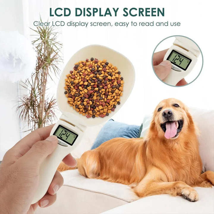 Electronic Measuring Spoon, Digital Spoon Scale with LED Display, 800g/1g Precision,Daily Meals Pet Dog Food Gadgets for Kitchen