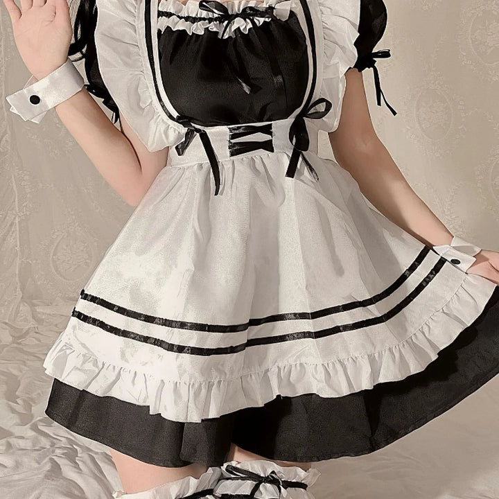 Sexy Cosplay Adult Female Maid Costumes Anime Bodysuit Servant Lolita Dress Erotic Apparel Babydoll Role Play Outfit Sex Uniform