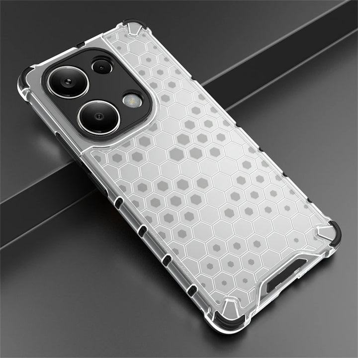 For Redmi Note 13 Pro 4G Case Silicone+PC Shockproof Armor Phone Case For Xiaomi Redmi Note13 Pro Note 13Pro 4G Clear Back Cover