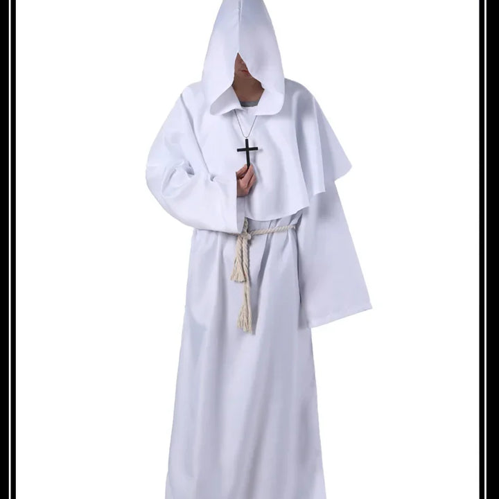 New Halloween Men Medieval Monk Robes Monk Costumes Wizard Costumes Priest Costumes Cosplay Costumes