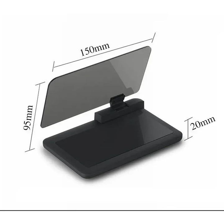 Car HUD Head-Up Display Foldable Mobile Phone Holder Smart Gadgets Car Electronics Accessories