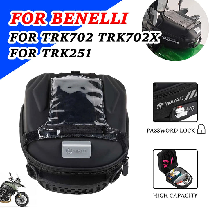 Motorcycle Accessories Travel Bag Fuel Tank Bag Tanklock Luggage Bag For Benelli TRK702X TRK702 TRK 702X 702 X 251 TRK251 2022