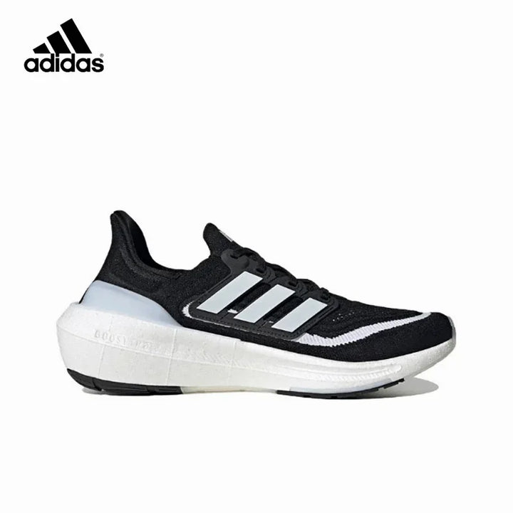 Adidas ULT Men Women Running Shoes Comfortable Fabric Anti-slip Wear Lightweight Low-top Casual Running Shoes Black and White