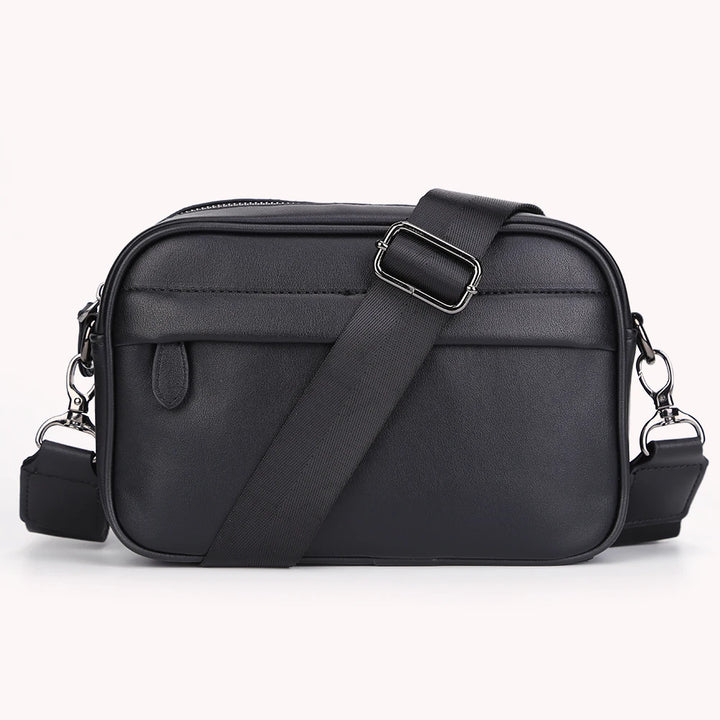 Men Shoulder Bag Leather Casual Business Messenger Bag Men Fashion Shoulder Crossbody Bag Small Square Plaid Designer Sling Bags