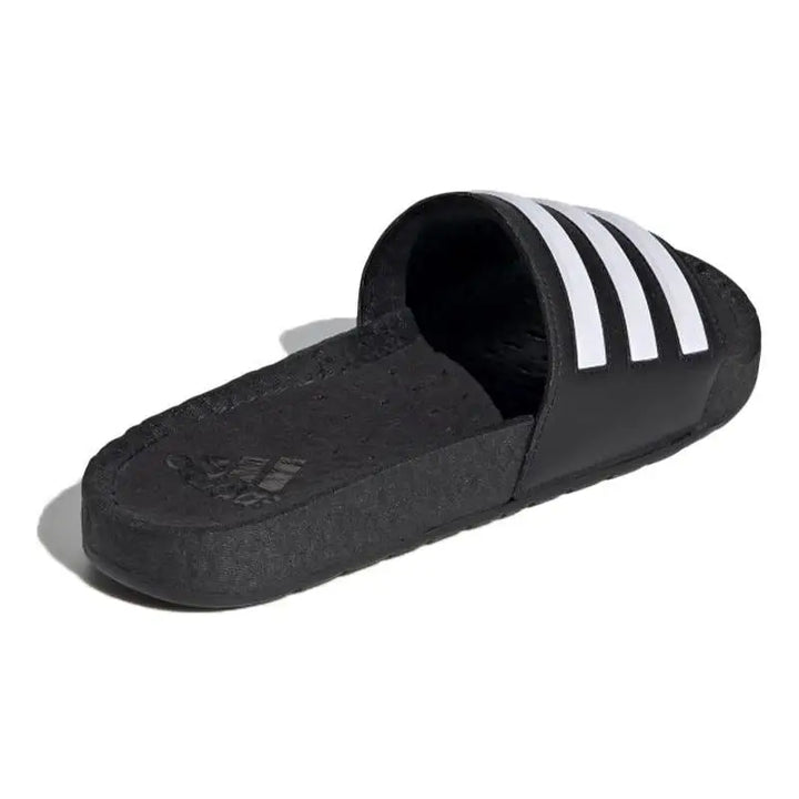 adidas Adilette Boost Slides Black White Stripes Sneakers shoes FY8154