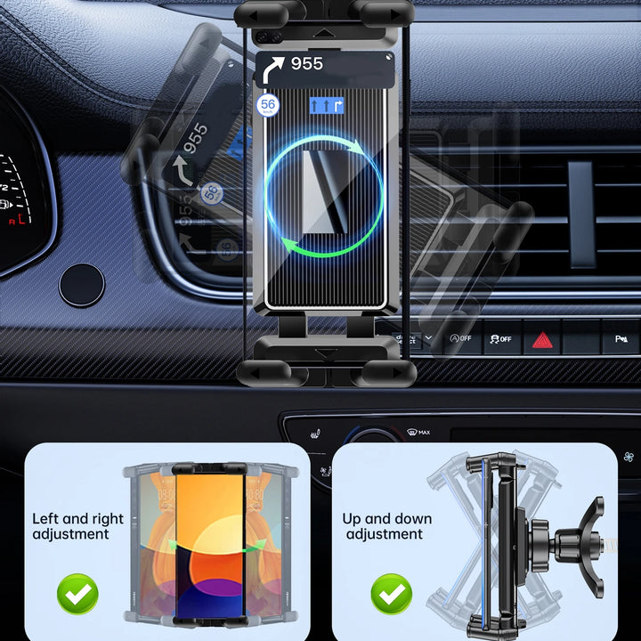 Car Air Vent Mobile Phone Holder, Can Be Adapted to Mobile Phones, Tablets, Folding Screen Mobile Phones, Powerful