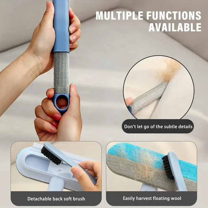 Multifunctional Glass Brush Dry And Wet Dual-use Household Dust Portable Tool Pet Window Hair Cleaning Cleaning Brush Clean Tool