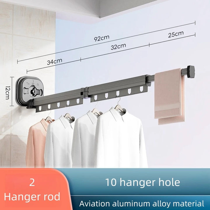 Folding Drying Racks Retractable Clothes Horse Hanger Clothesline Coat Shelves Clothes Line Hanging Organizers Home Accessories