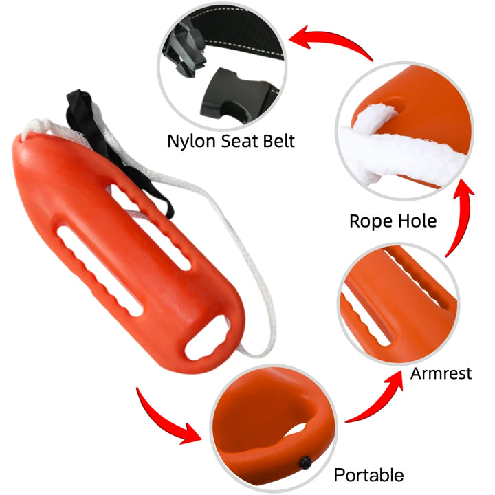 High Buoyancy Professional Lifeguard Polyethylene Rescue Tube Multi-Color Lifesaving Tube Buoyancy 180N Water Rescue