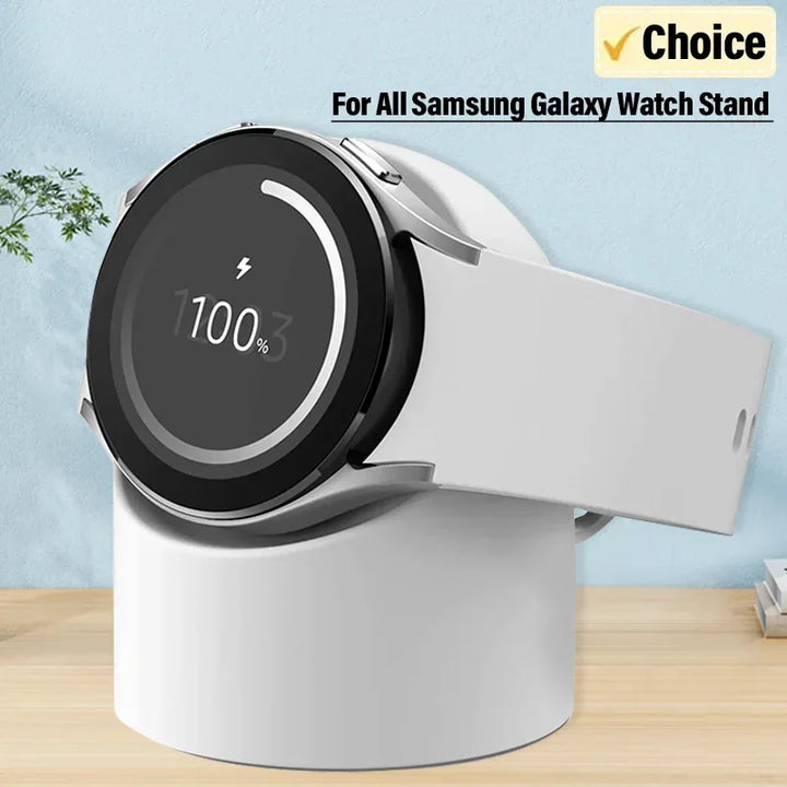 Compatible with Samsung Galaxy Watch 5 Charger Stand Holder 40 44 46mm Galaxy Watch 3 4 5 Pro Charger Silicone Stand 45mm