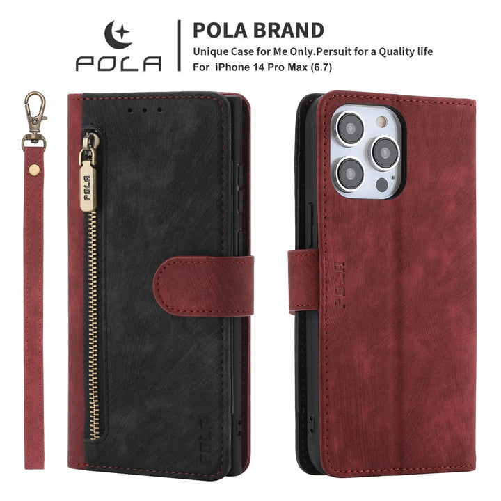 PocoF6 X6 5G 2024 Zipper Wallet Case For Xiaomi Poco F6 RFID Block Leather Flip Book Cover For Poco X6 M6 F6 Pro X 6 C65 Funda