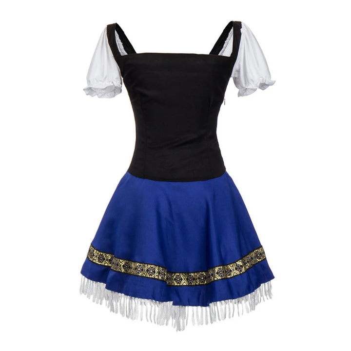 Women's Oktoberfest Dress Oktoberfest Wench Waitress Serving Maid Costume Women Octoberfest Bavarian Beer Girl Party Fancy Dress