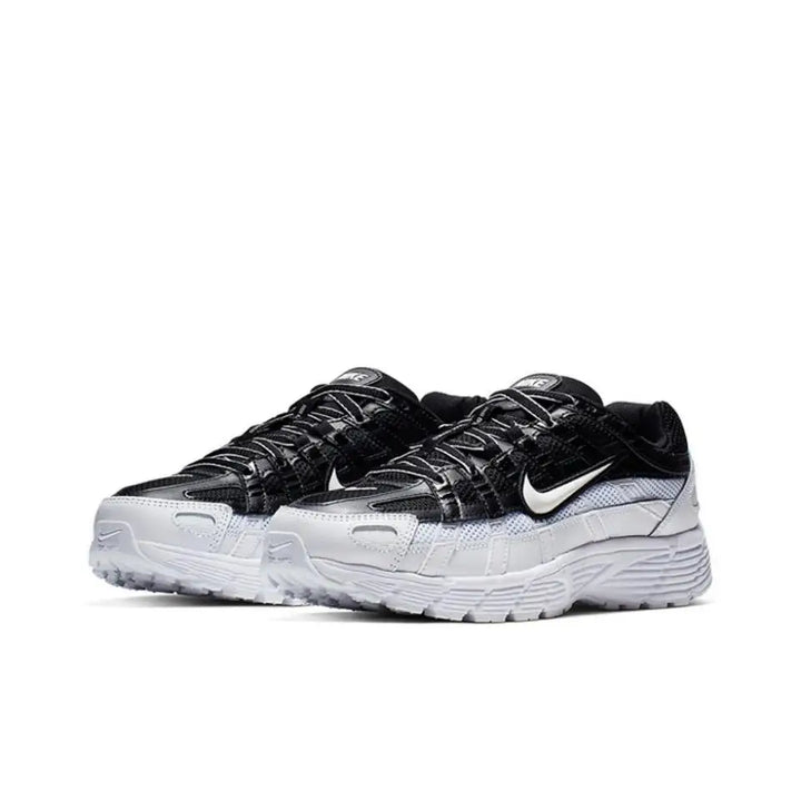 NIKE P-6000 Metallic Silver PRM NA Men's Sports Shoes Training Low Top Breathable Plaid Lightweight Running Shoes Casual Shoes