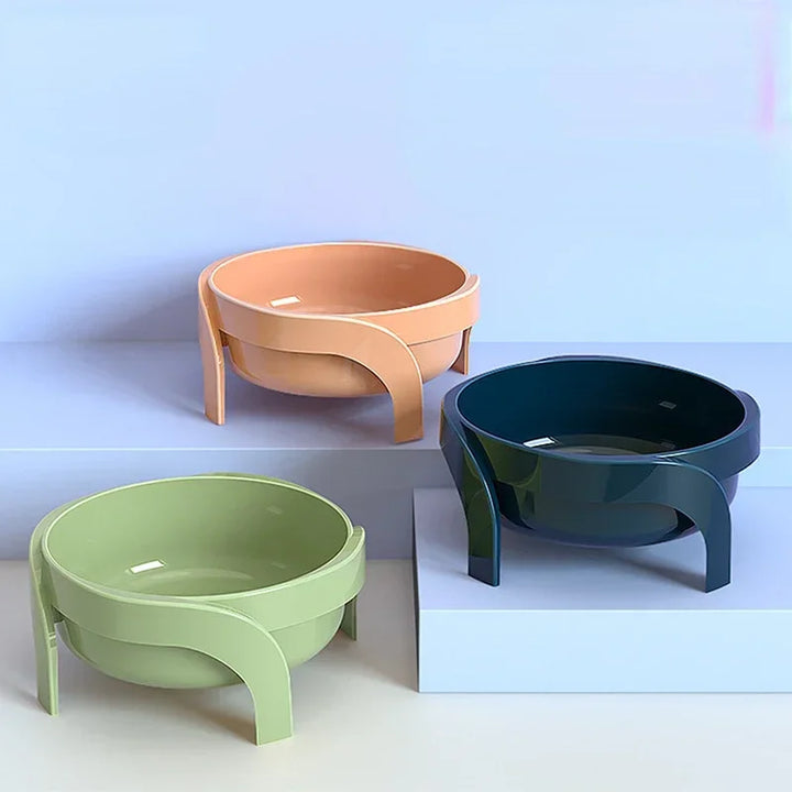 Dog Bowl Raised Cat  Water Bowls with Stand Elevated Feeding Bowl 5.5in Wide