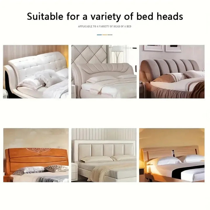 All-inclusive Headboard Cover Luxury Super Soft Velvet Thickened Bedside Protector Sleeve Bed Head Dust Cover Home Decoration