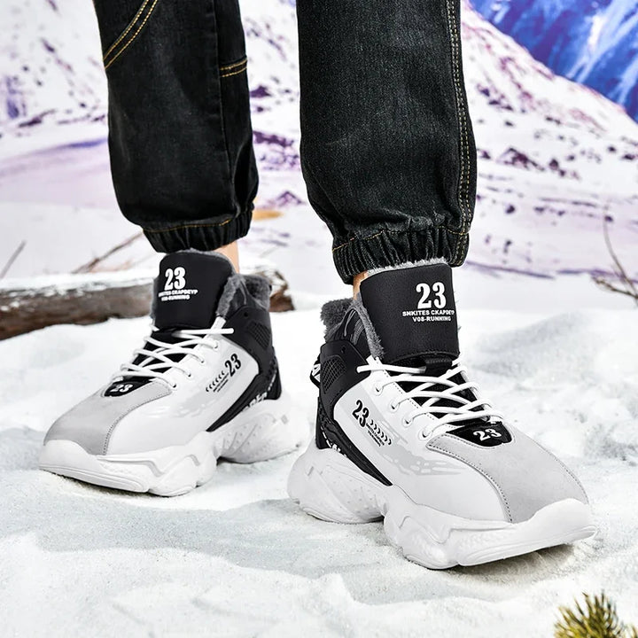 men boots 2024 New Winter Slippers Warm Men Shoes Waterproof Non-Slip Plush Sneakers Male tenis shoes Boots Men Sneakers Winter