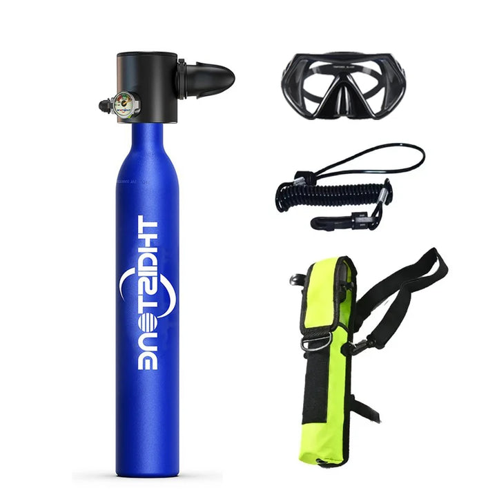 THAIITONEE-Mini Scuba Diving Tank, Underwater Swimming Swimmer, Cylinder Equipment, Dive Bottle, Oxygen, 0.5L, 5-10 Minutes