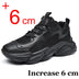 Men Sneakers Hidden Heels Elevator Shoes Plus Size 45 46 Heightening Shoes For Men Fashion Breathable 8cm 6cm Sports Taller Shoe