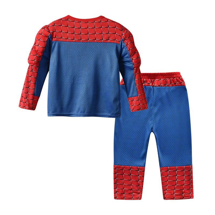 MINISO Superhero Hulk Captain America Cosplay Costume Boy Girl Clothes Spiderman Muscle Suit Halloween Carnival Birthday Party