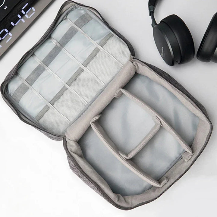 Travel Cable Bag Cosmetic Makeup Organizers Wire Charger Electronic Gadgets Case Toiletry Kit Bathroom Storage Accessories Item