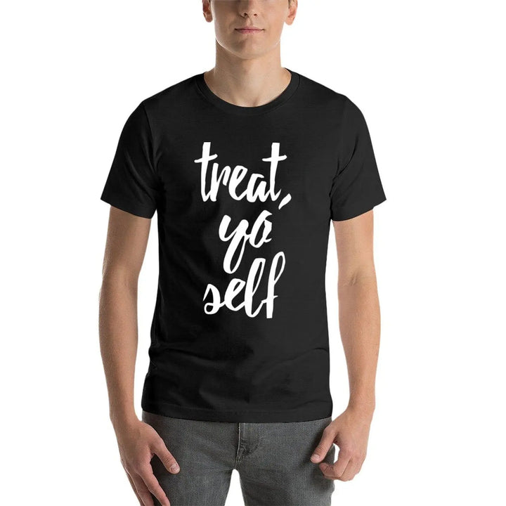 Treat Yo Self Essential T-Shirt sports fans quick-drying blanks tshirts for men