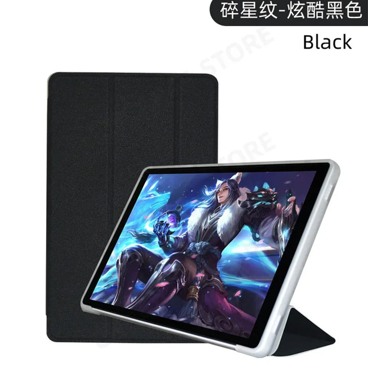 For Teclast P30 T P30T 10.1" Tablet PC Slim Tri-Folding Stand Flip Book Cover Case with Soft TPU Back Shell