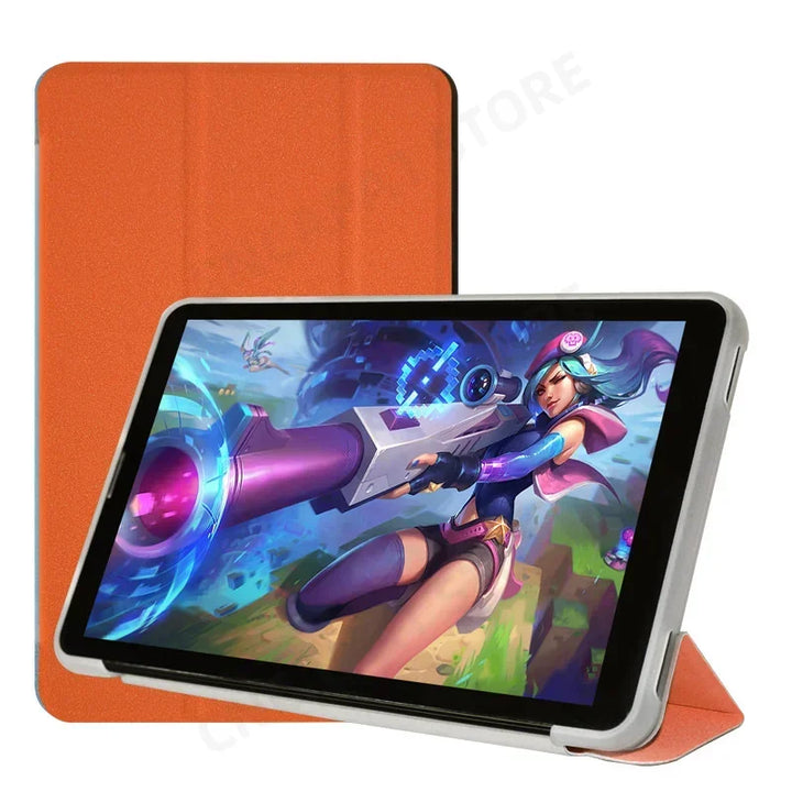 For Teclast P30 T P30T 10.1" Tablet PC Slim Tri-Folding Stand Flip Book Cover Case with Soft TPU Back Shell