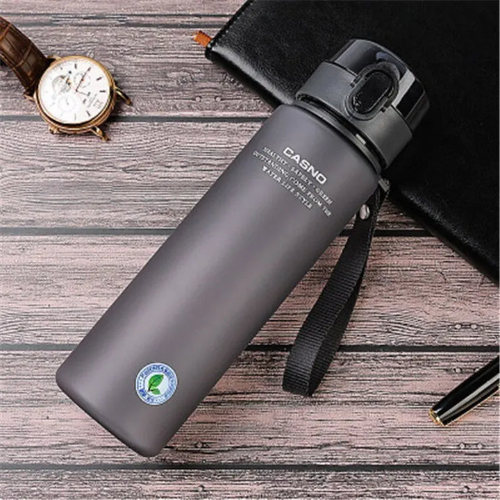 1-2PCS Portable BPA Free Leak Proof Sports&Fitness Frosted Water Bottle High Quality Children and Adults Casual Water Cup