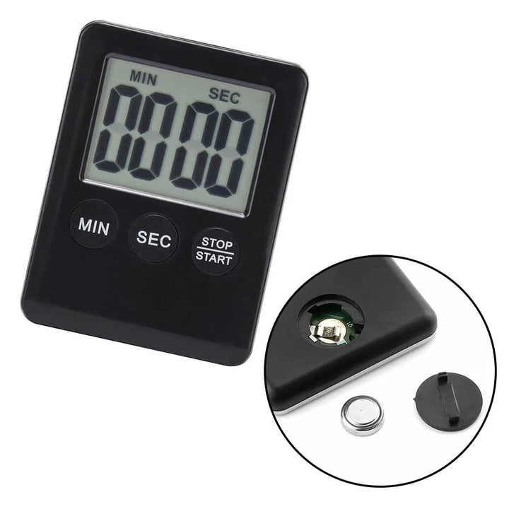 Kitchen Electronic Timer LCD Digital Countdown Timer Home Practical Cooking Timer Egg Timer Baking Stopwatch Cooking Timer Tool