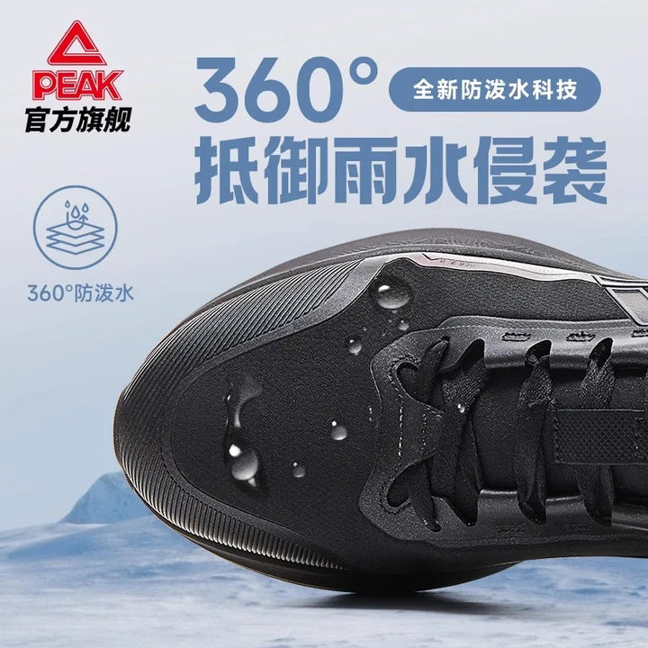 Peak Water Technology 3.0- Cotton Shoes Autumn/Winter New Products Running Shoes Men's Shoes Windproof Sports Shoes Warm Casual