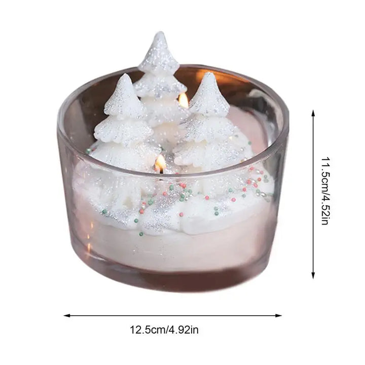 Christmas Aromatherapy Candle Creative Scented Tealight Candle Christmas Decor Meditation Yoga Relaxing Tealight Candle Seasonal