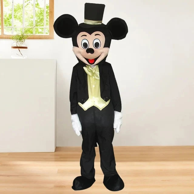 Mickey Minnie Mouse Mascot Costume Set Classic Disney Cartoon Characters Advertising Event Party Christmas Costume for Adult