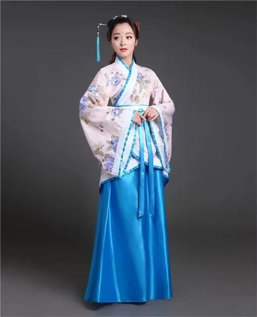 Chinese Ancient Clothes Hanfu Cosplay outfit for Men and Women Adults Halloween Costumes for Couples