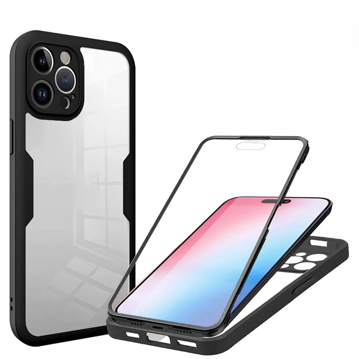 360 Clear Shockproof Protective Case For OPPO Reno 4Z Reno 5Z Reno 5 Lite Reno 7 Full Body Cover