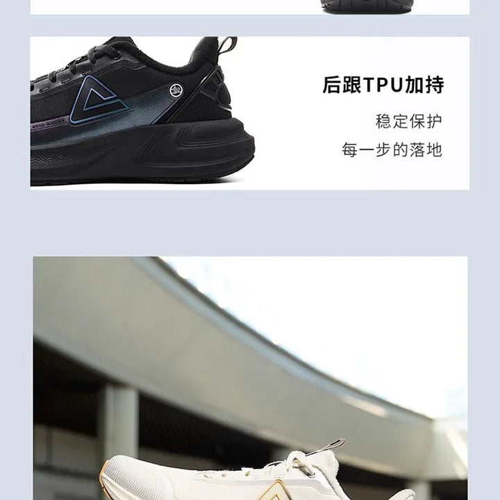 Peak Water Technology 3.0- Cotton Shoes Autumn/Winter New Products Running Shoes Men's Shoes Windproof Sports Shoes Warm Casual