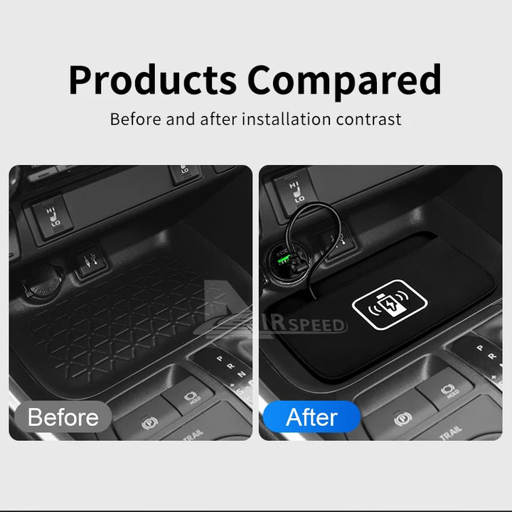 for Toyota Rav4 Rav 4 xa50 2019 2020 2021 2022 Car Wireless Charger 15W Mobile Phone Fast Charging Holder LHD RHD Accessories