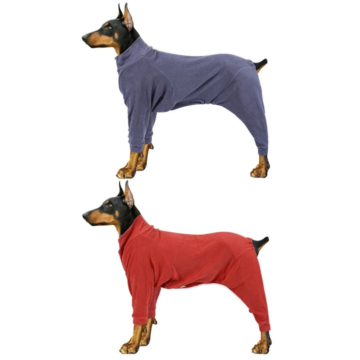 Tight Pet Pajamas Cat Dog Winter Warm 4-Legged Pajamas Romper Relieves Anxiety Soothes Pet Romper Pet Cat And Dog Clothing